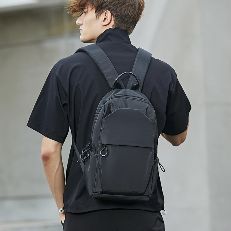 Backpack | Men's Minimalist Everyday Rucksack | Zip Closure-Backpack-Chaps London-Chaps London