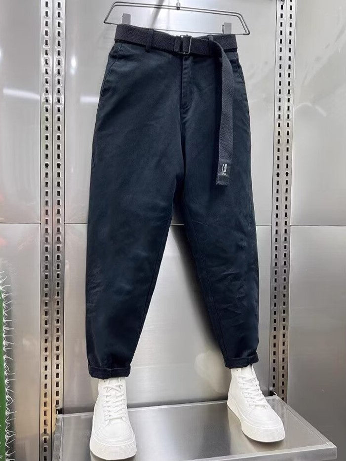 Baggy Pants | Slouchy | Belt | Loose Fit Pants | Men's Pants-Men’s Baggy Pants-Chaps London-Chaps London