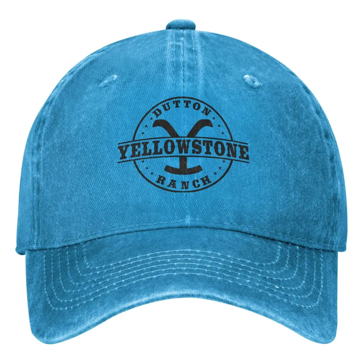Baseball Cap | Unisex | Washed | Baseball Hats for Men | Men's Cap-Baseball Cap-Chaps London-Blue-One Size-Chaps London