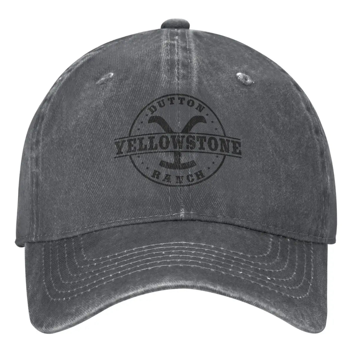 Baseball Cap | Unisex | Washed | Baseball Hats for Men | Men's Cap-Baseball Cap-Chaps London-Dark Gray-One Size-Chaps London