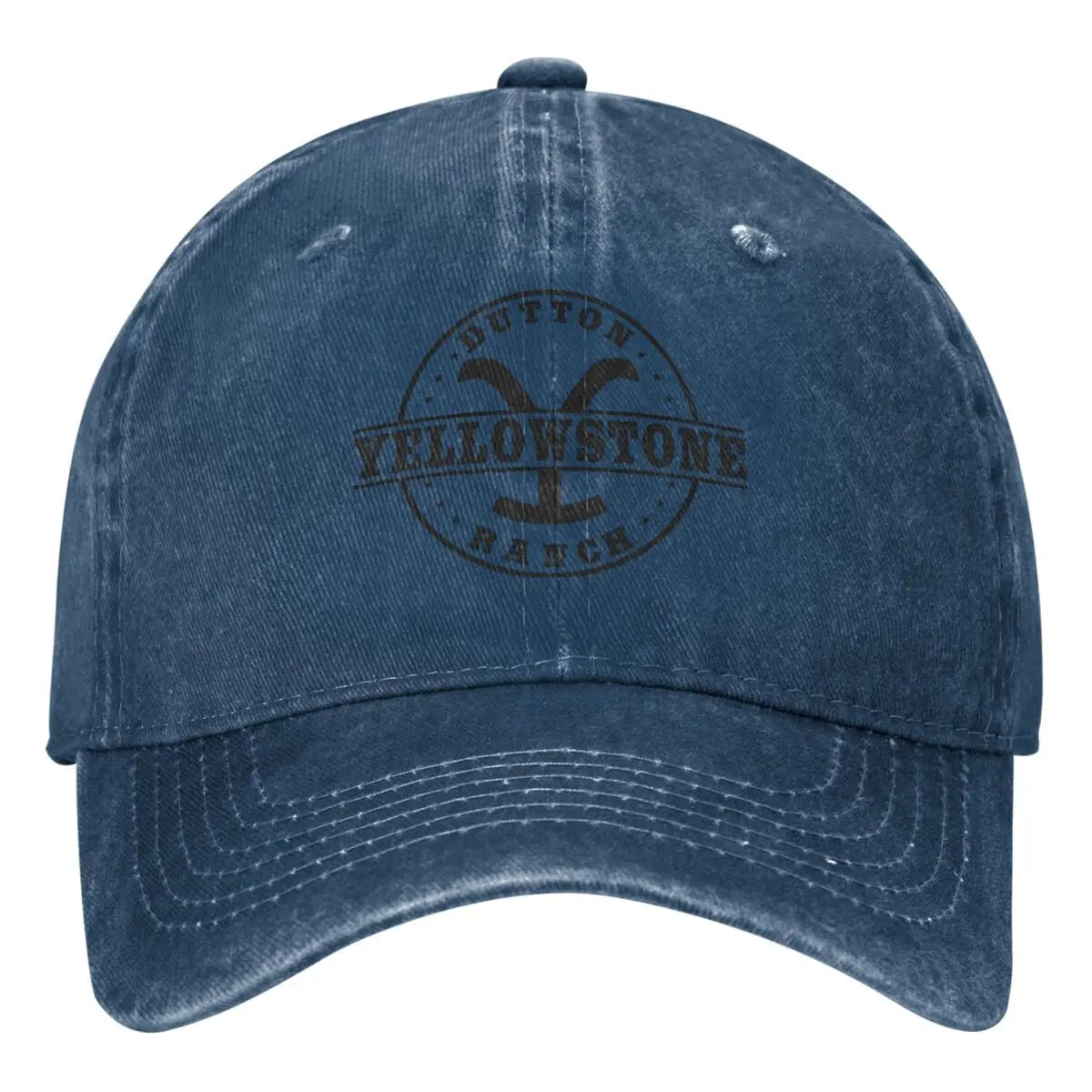 Baseball Cap | Unisex | Washed | Baseball Hats for Men | Men's Cap-Baseball Caps-Chaps London-Navy Blue-One Size-Chaps London