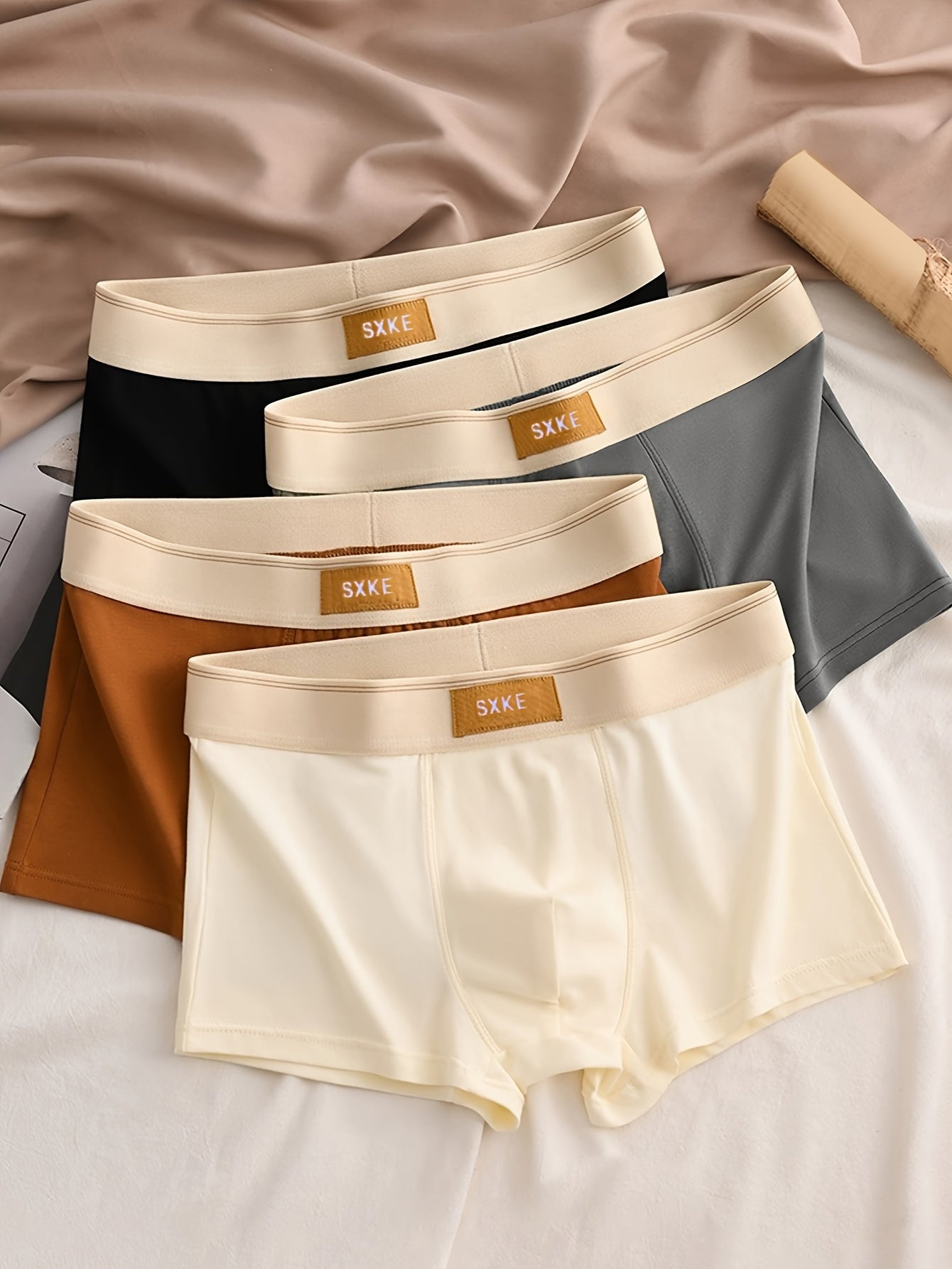 Boxers - Comfortable - Stretch - Boxer Briefs - Men's Underwear-Onderbroek mannen-Chaps London-Mixed Color-S(46)-Chaps London