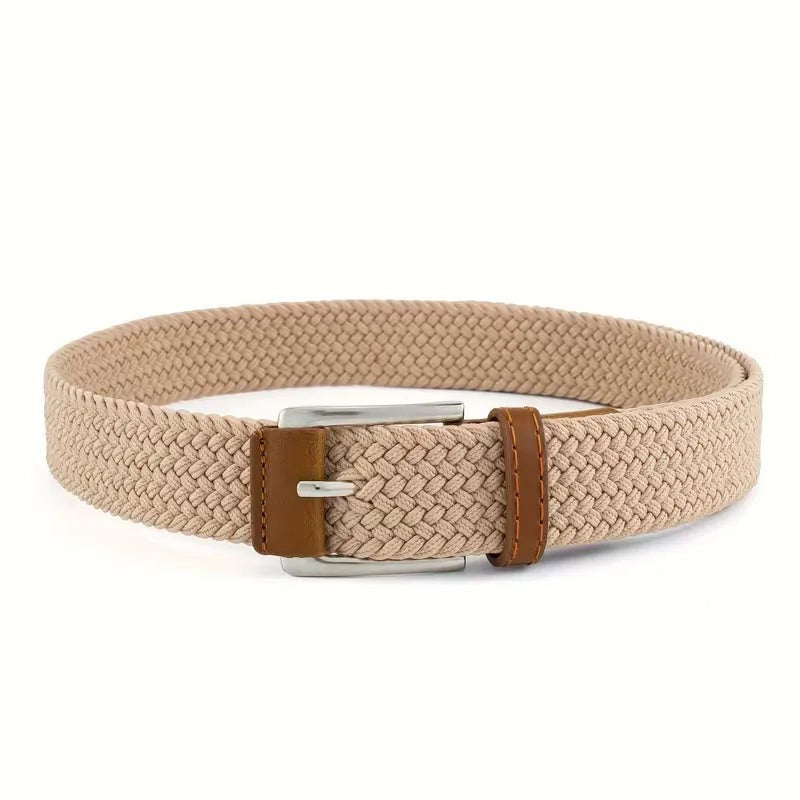 Braided Belt - Men's Woven Stretch Pin Buckle-Belt-Chaps London-Chaps London