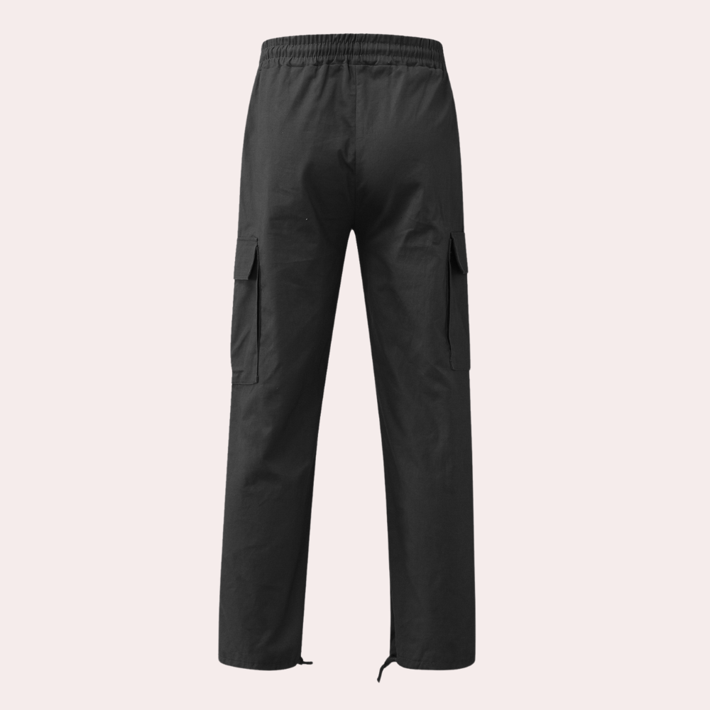 Cargo Pants - Casual - Loose Fit - Straight Leg Cargos - Men's Trousers-Men Summer Pants-Chaps London-Chaps London