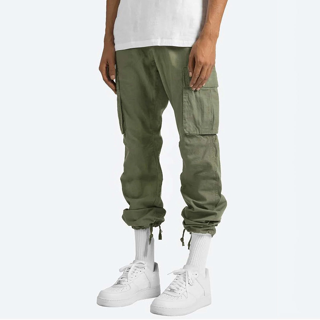 Cargo Pants - Casual - Loose Fit - Straight Leg Cargos - Men's Trousers-Men Summer Pants-Chaps London-Chaps London