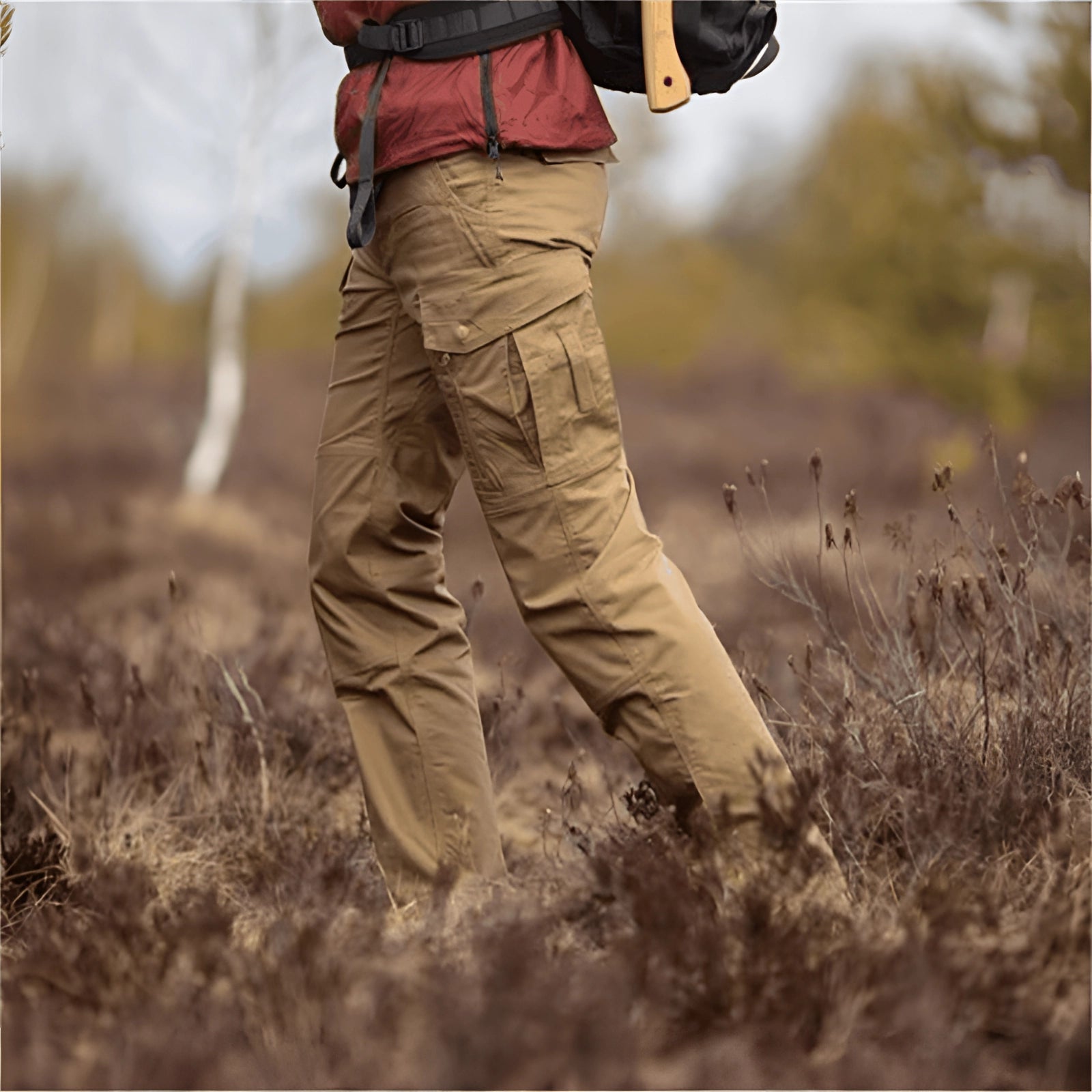 Cargo Pants - Straight Leg - Tactical - Trousers for Trekking - Men's Cargo Trousers-Chaps London-Chaps London
