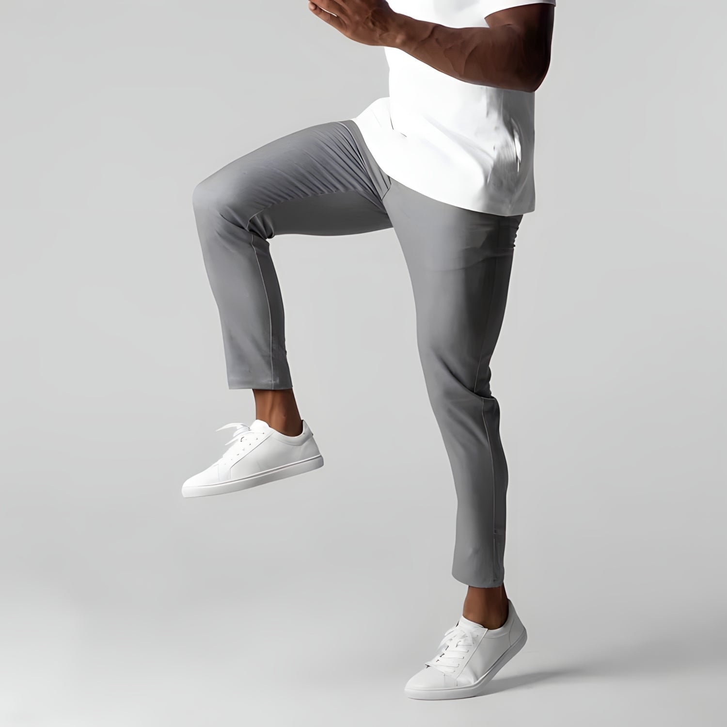 Chino Pants | Elastic Waist | Stretchy | Skinny Chinos | Mens Chinos-Men's Chino Pants-Chaps London-Chaps London