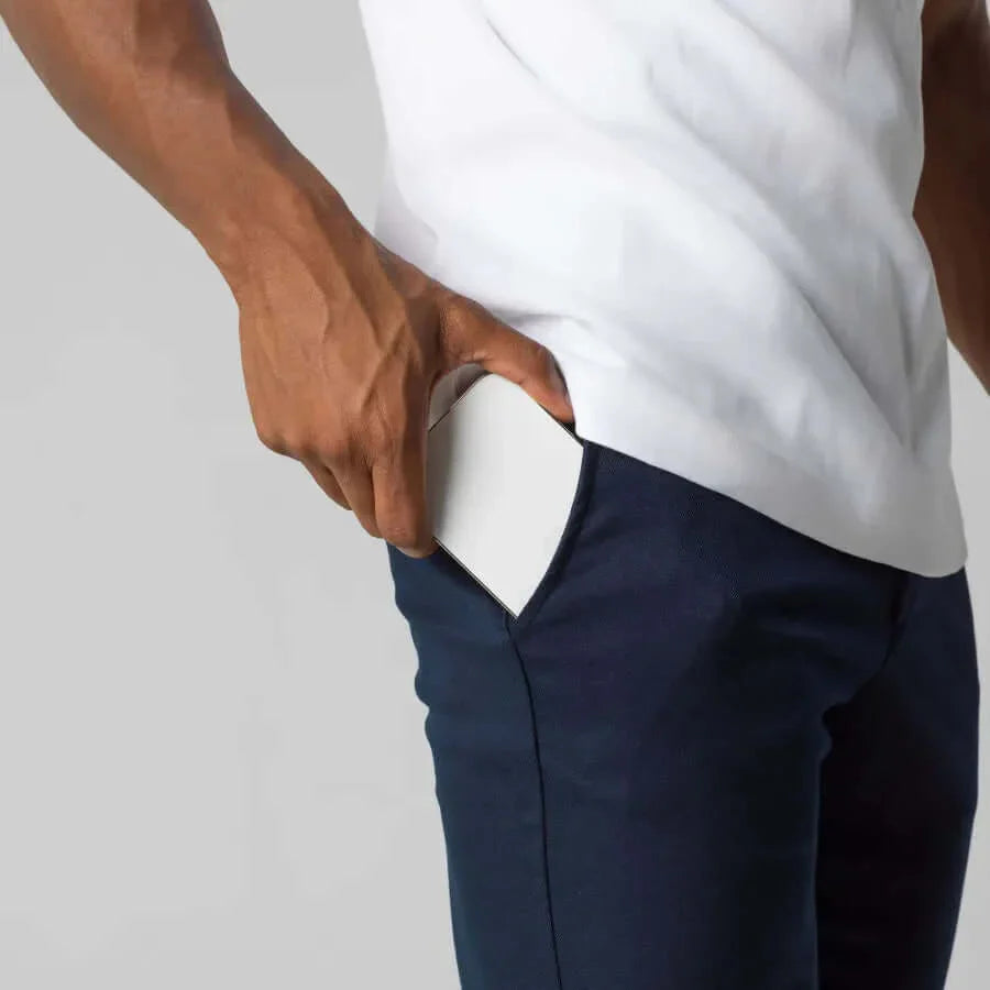 Chino Pants - Men's Active Stretch Skinny Chinos-Chaps London-Chaps London