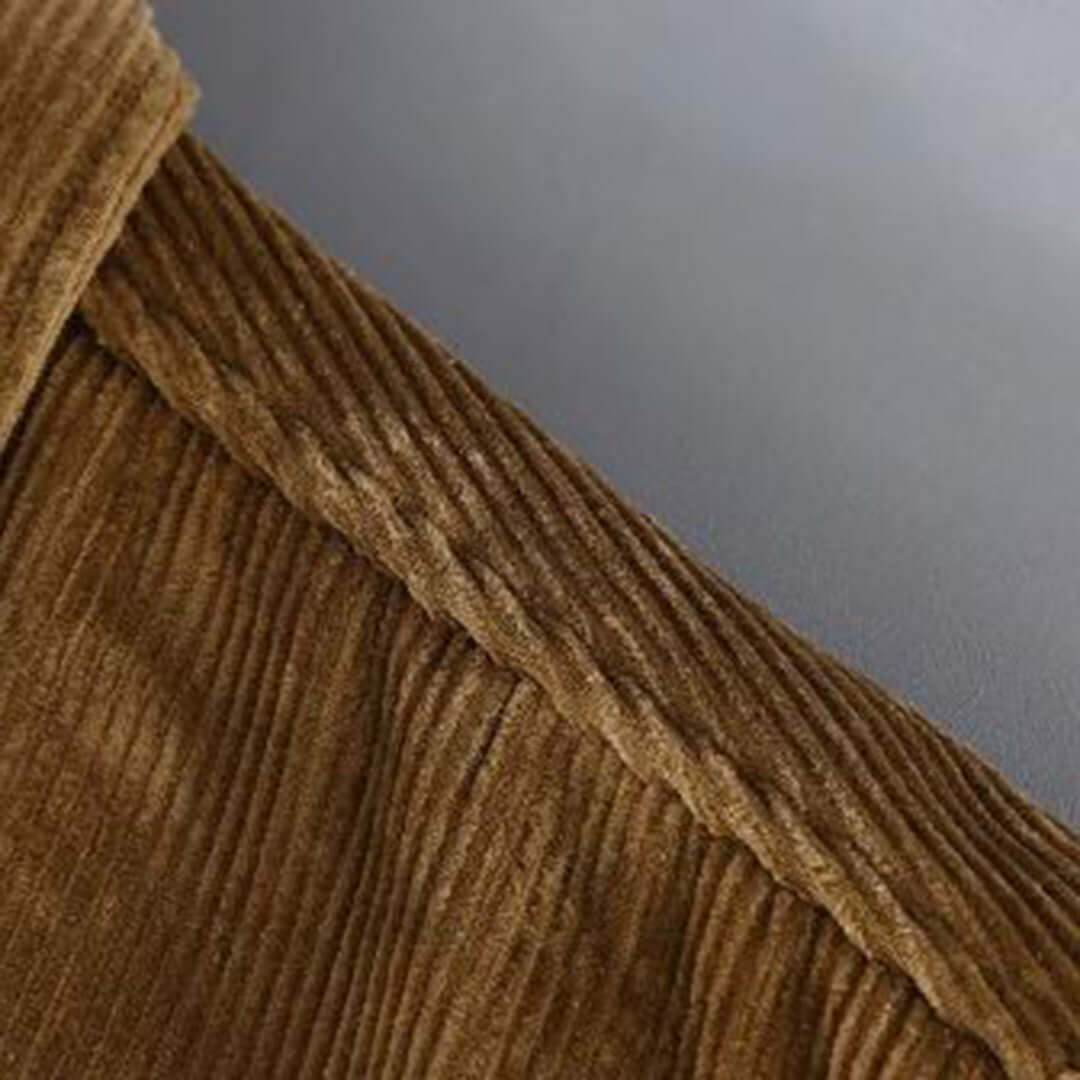 Corduroy Shirt | Fleece Lined | Button-Up | Winter Overshirt | Men's Overshirt-Overshirts-Chaps London-Chaps London