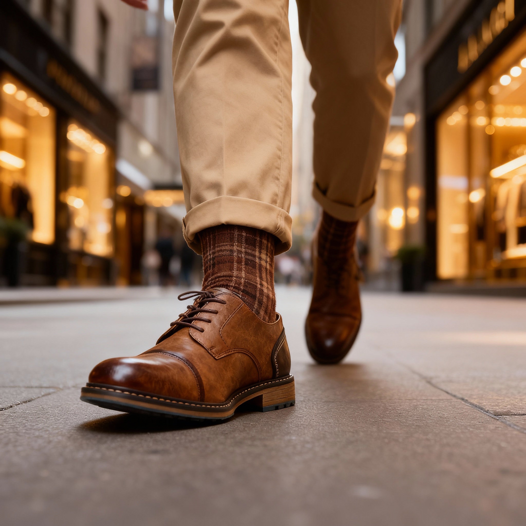 Derby Shoes | Cap Toe | Lace Up | Men's Dress Shoes-Derby Shoes-Chaps London-Chaps London