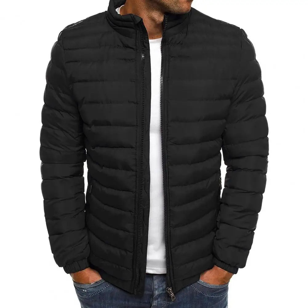 Down Jacket - Lightweight - Zip Up - Autumn Jacket - Men's Jackets-Puffer Jackets-Chaps London-Chaps London