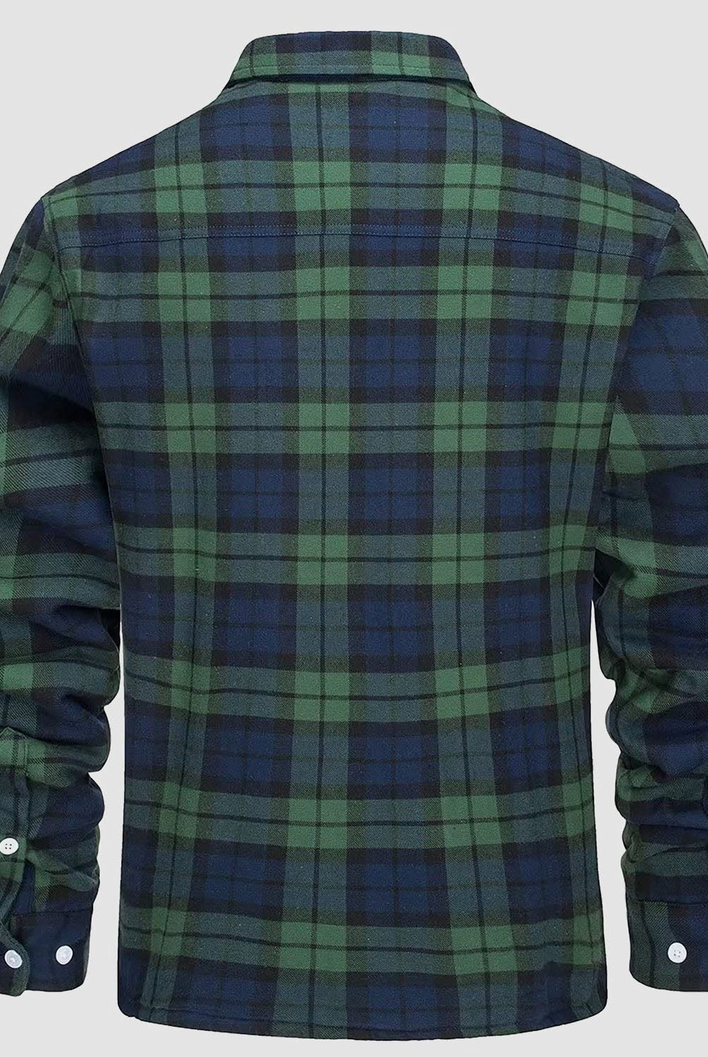 Flannel Jacket - Men's Fleece Lined Plaid Overshirt Jacket for Winter-Chaps London-Chaps London
