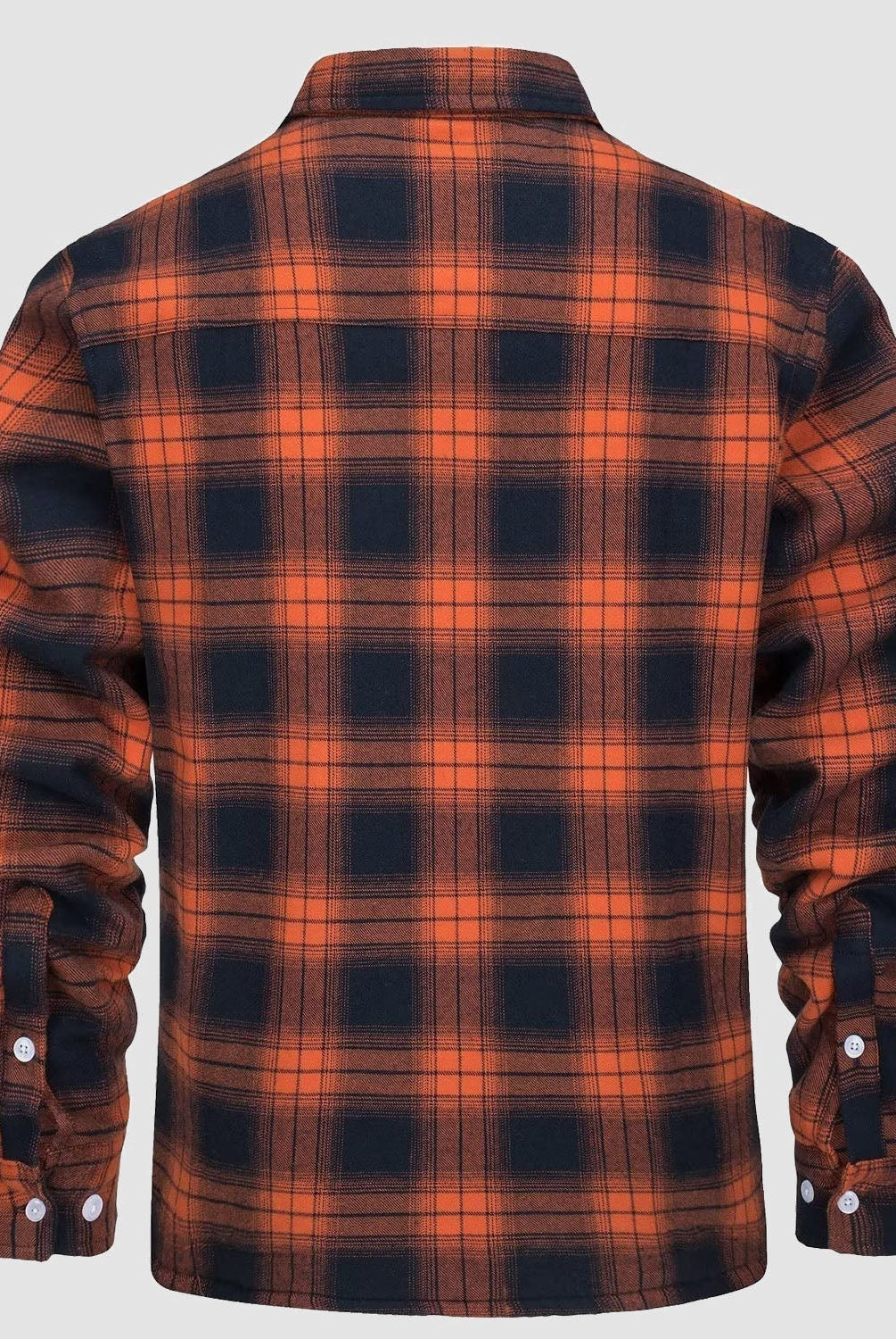 Flannel Jacket - Men's Fleece Lined Plaid Overshirt Jacket for Winter-Chaps of London-Chaps of London