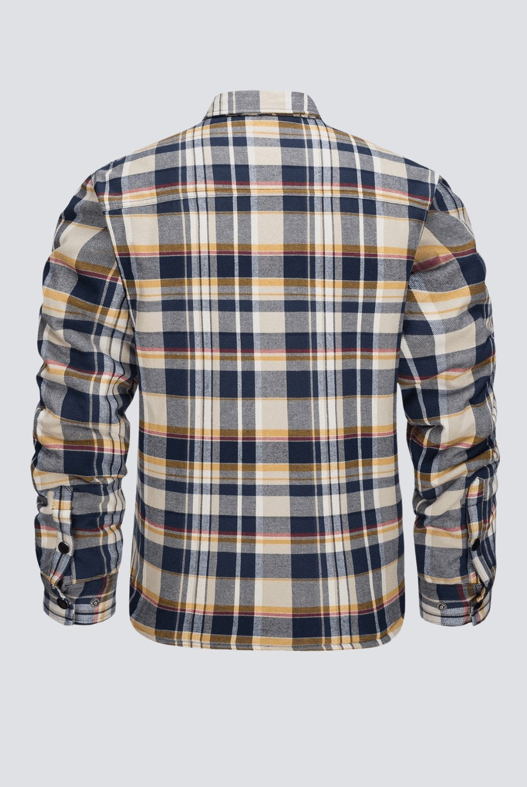 Flannel Jacket - Plaid - Button-Up - Quilted Liner Jacket - Men's Winter Jacket-Jackets-Chaps of London-Chaps of London