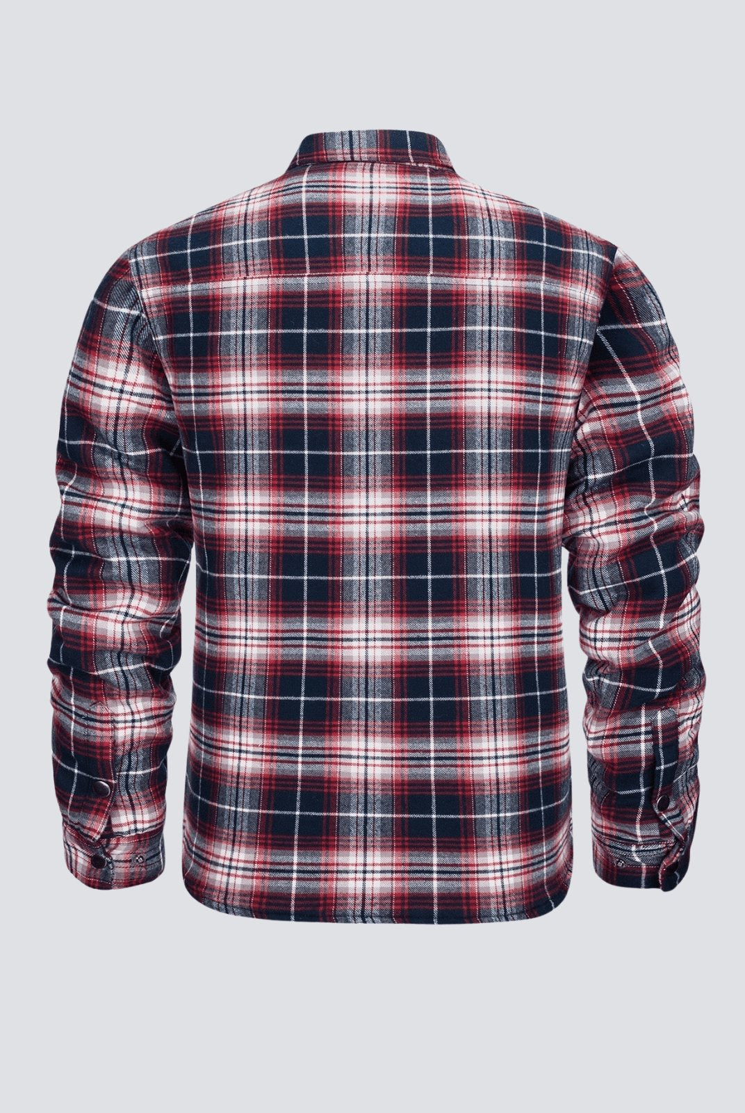 Flannel Jacket - Plaid - Button-Up - Quilted Liner Jacket - Men's Winter Jacket-Jackets-Chaps of London-Chaps of London
