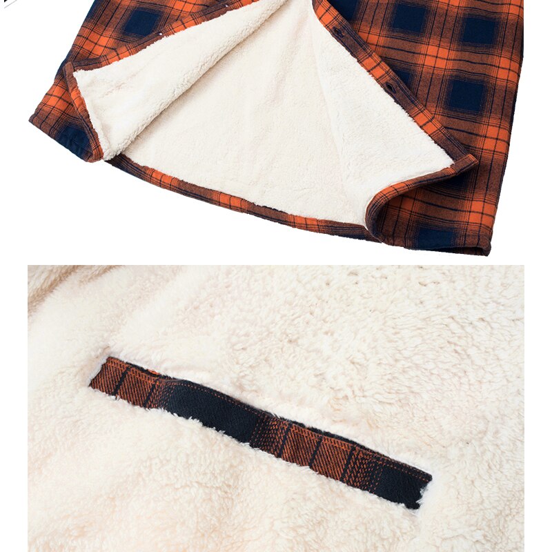 Flannel Shirt - Fleece Lined - Overshirt - Plaid Shirt - Men's Clothing-Overshirts-Chaps London-Chaps London