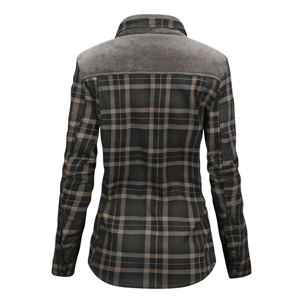 Fleece Lined Jacket - Men's Check Overshirt-Winterjacken-Chaps London-Chaps London