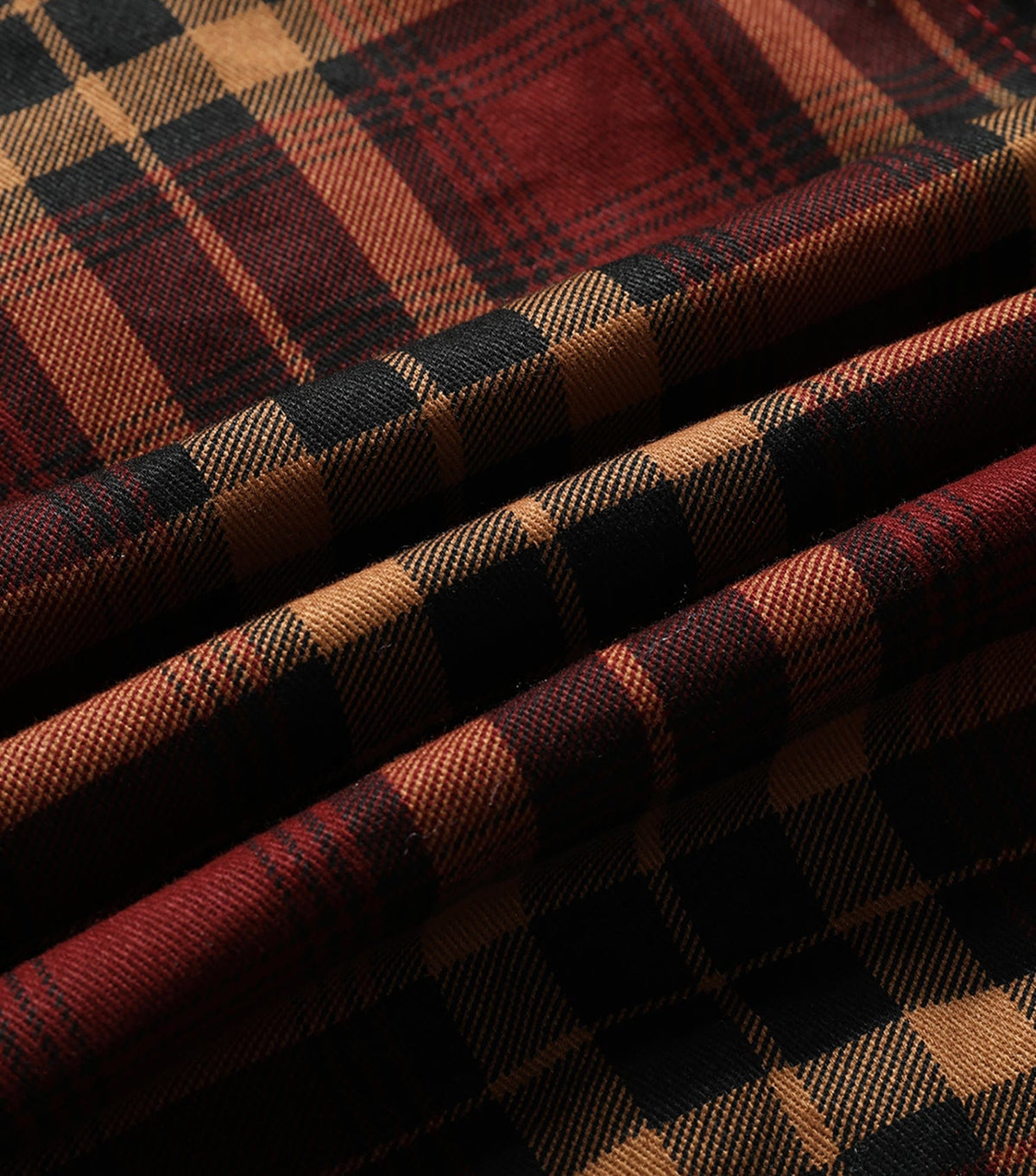 Fleece Lined Jacket - Men's Check Overshirt-Winterjacken-Chaps London-Chaps London