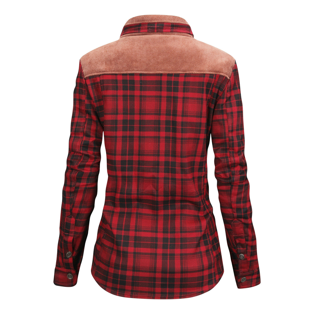Fleece Lined Jacket - Men's Check Overshirt-Winterjacken-Chaps London-Chaps London