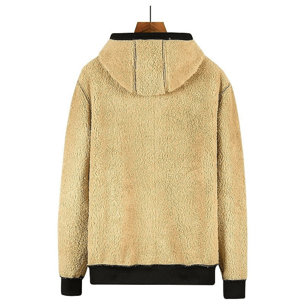 Fur Lined Hoodie - Warm - Zip-Up - Winter Hoodie - Men's Hoodie Jacket-Coats & Jackets-Chaps London-Chaps London