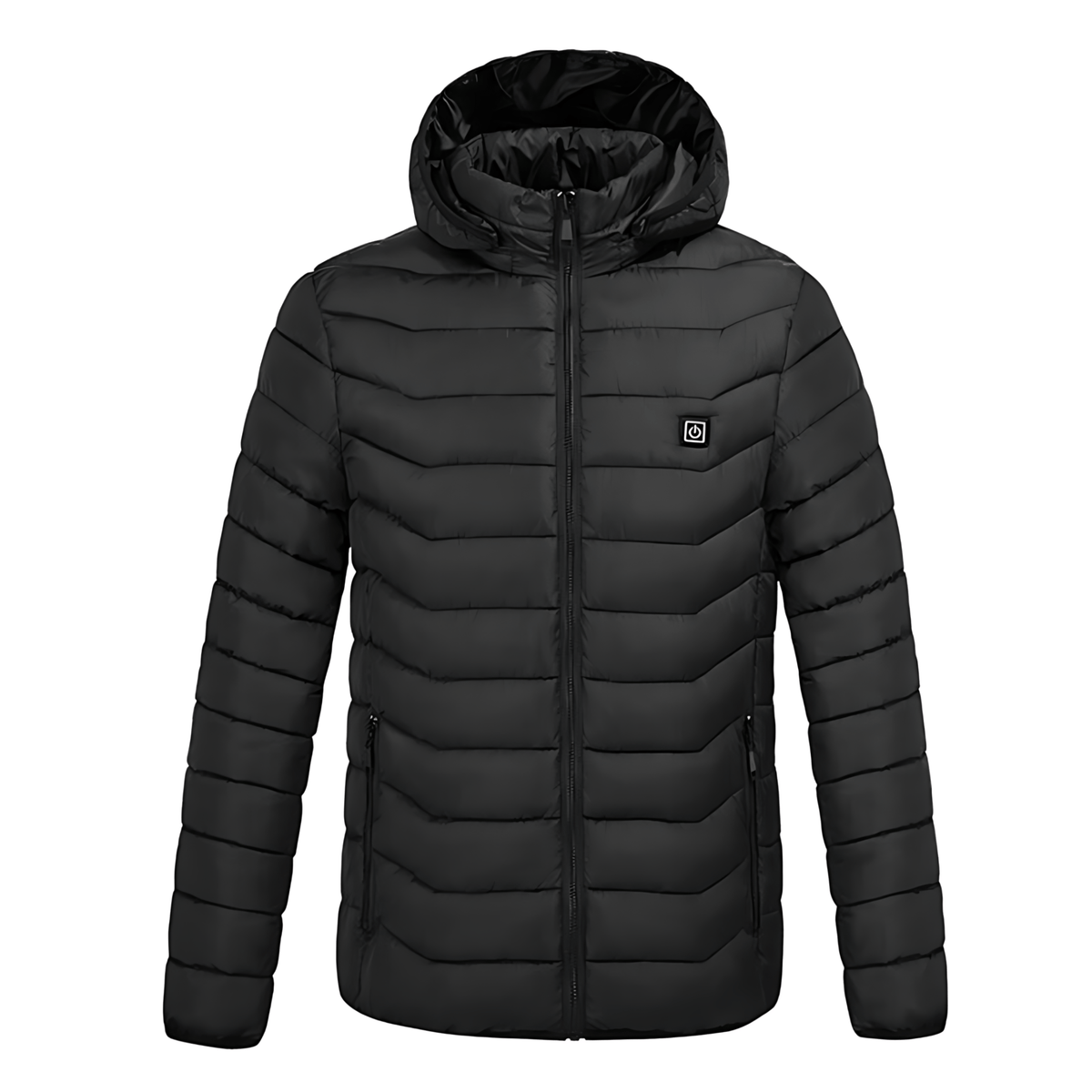 Heated Puffer Jacket - Hooded Men's Winter Jacket-Men’s Heated Winter Jacket-Chaps London-Chaps London