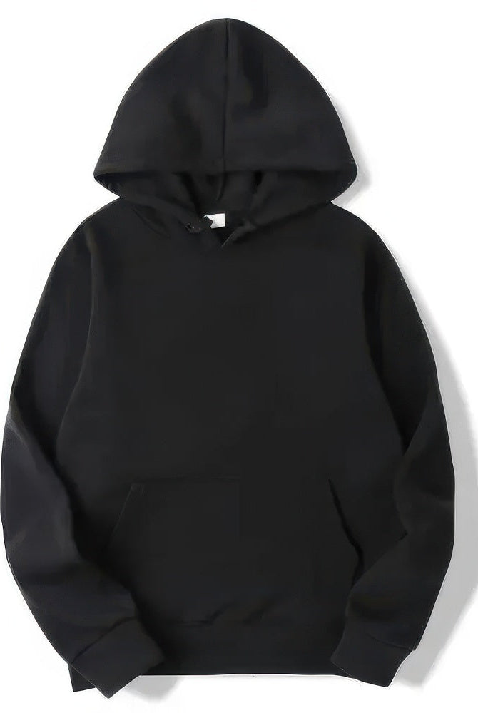 Hoodie - Warm Kangaroo Pocket Pullover Hoodie for Men and Women-Chaps of London-Black-S-Chaps of London
