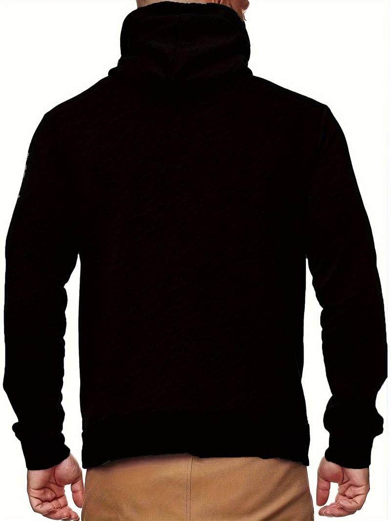 Hoodie with Face Mask - Pullover Pocket Men's Hoodie-Trui man-Chaps London-Chaps London