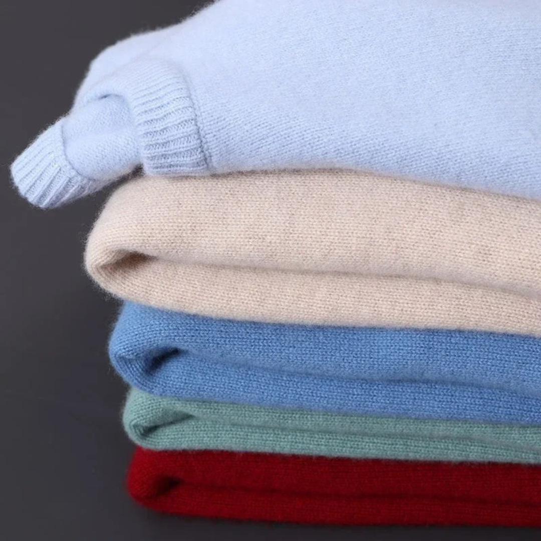 Knitted Sweater - Men's Plain Crew Neck Knitted Jumper for Winter-Men's Sweater-Chaps London-Chaps London