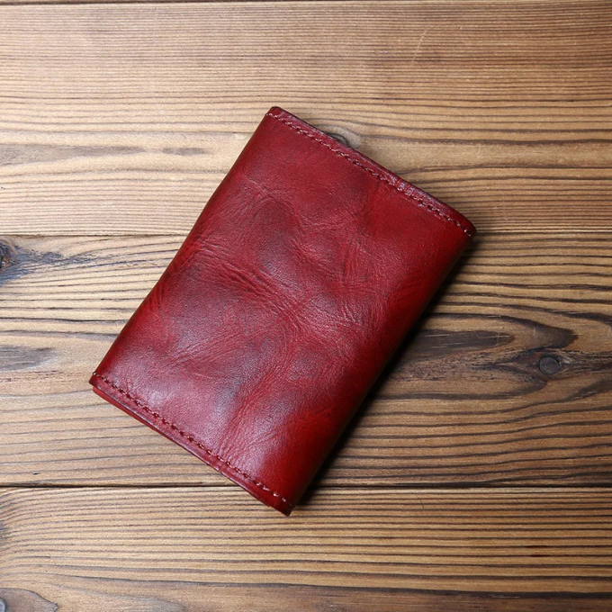 Leather Wallet - Men's Full Grain Tri Fold-Wallet-Chaps London-Chaps London