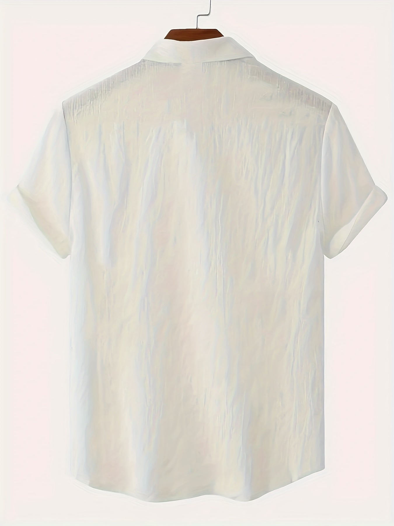 Linen Shirt - Cotton - Short Sleeve - Button-Up Shirt - Men's Clothing-Men Shirts-Chaps London-Chaps London
