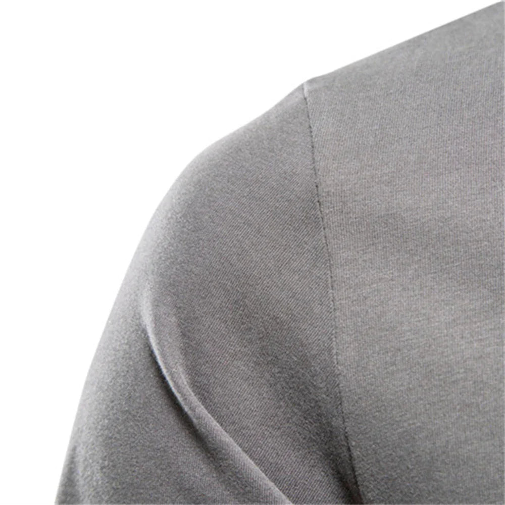 Long Sleeve T-Shirt - Men's Plain Crew Neck-T-shirt man-Chaps London-Chaps London