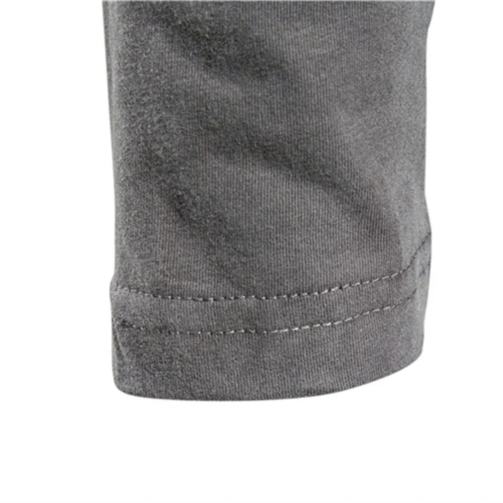 Long Sleeve T-Shirt - Men's Plain Crew Neck-T-shirt man-Chaps London-Chaps London
