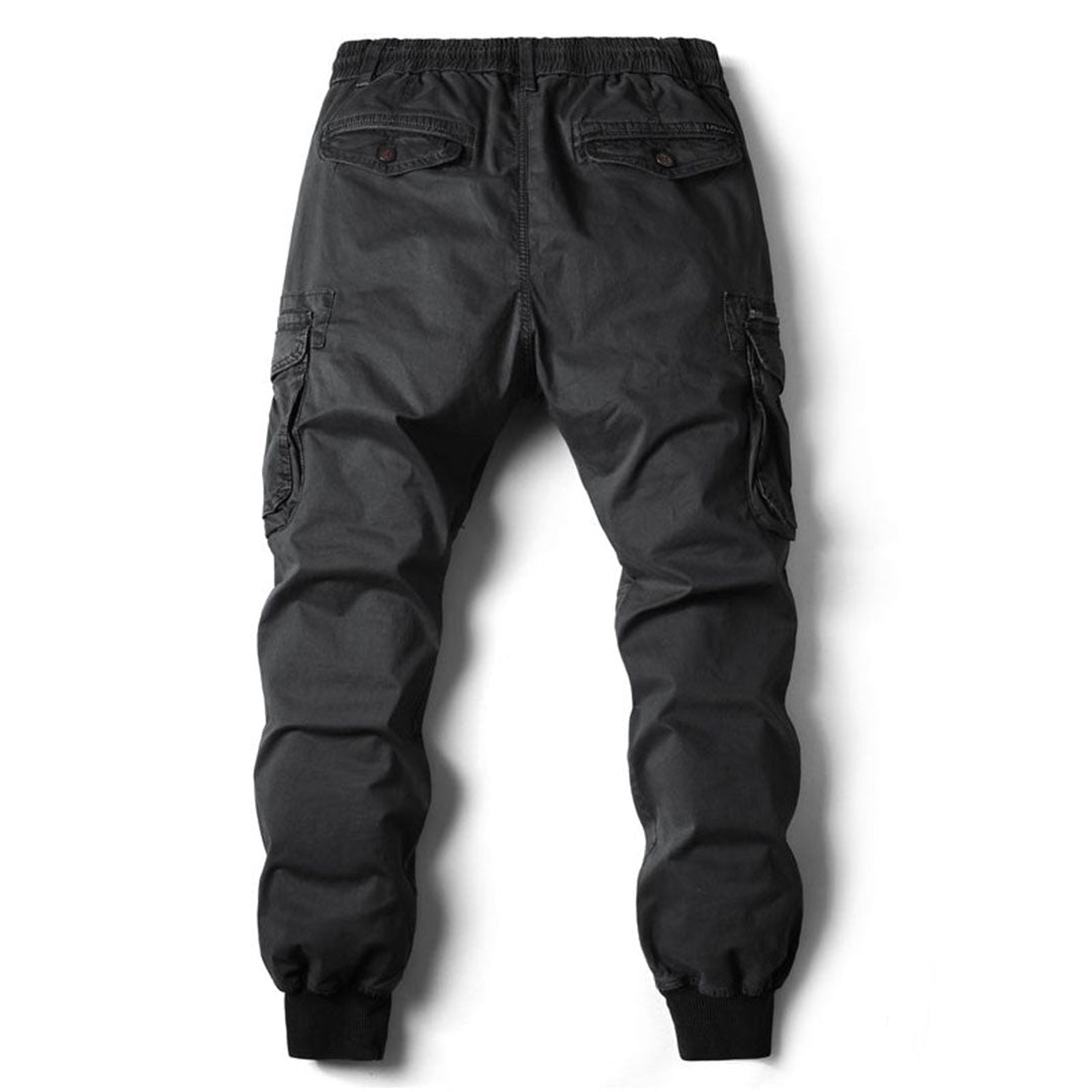 Men's Cargo Joggers | Drawstring | Pockets | Cargo Pants | Men's Pants-Chaps London-Chaps London