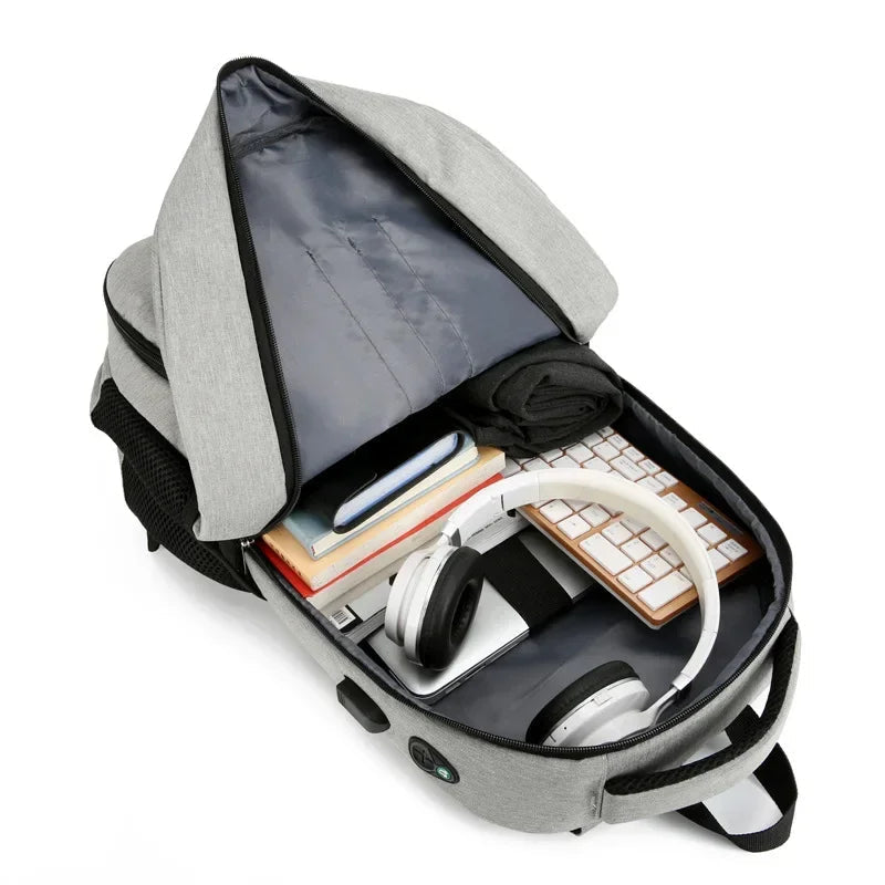 Men's Laptop Backpack | Insulated Compartment | Waterproof | USB Port-Backpack-Chaps London-Chaps London