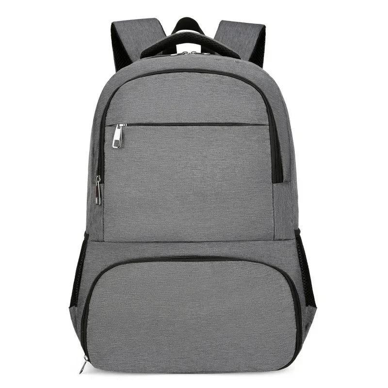 Men's Laptop Backpack | Insulated Compartment | Waterproof | USB Port-Backpack-Chaps London-Dark Grey-Chaps London