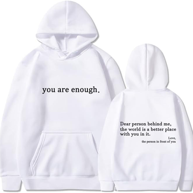 White cotton pullover hoodie shown flat, front and back views with text | Chaps London