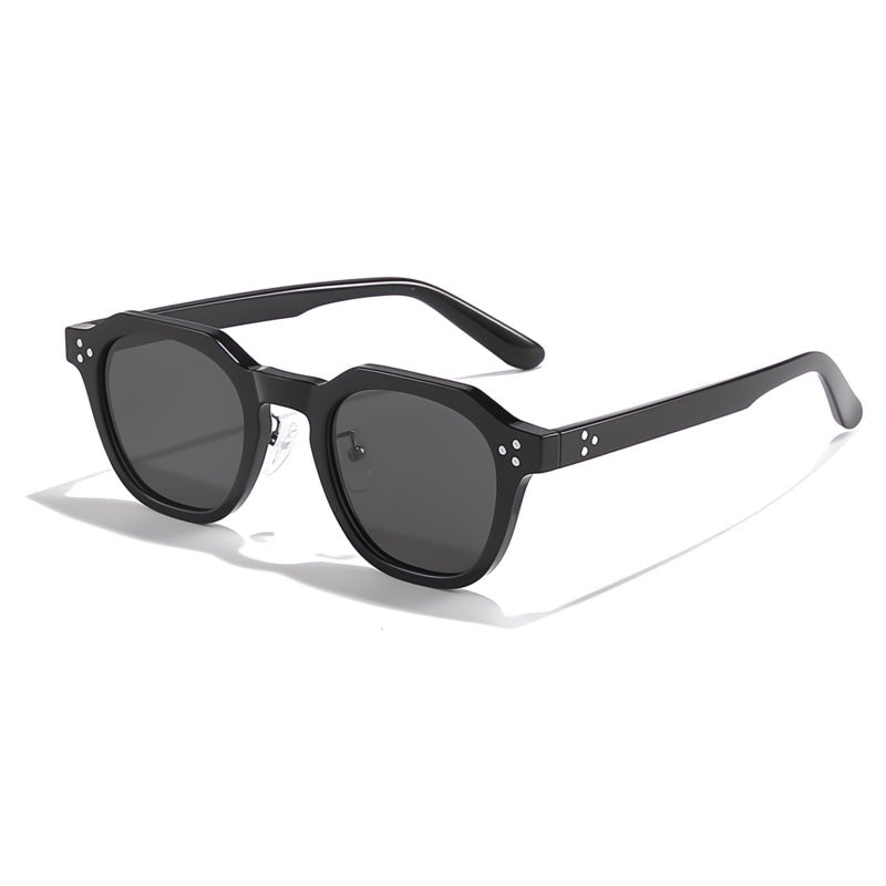 Polarised Sunglasses - Men's UV400 Clear Frame-Sunglasses-Chaps London-Black-Chaps London
