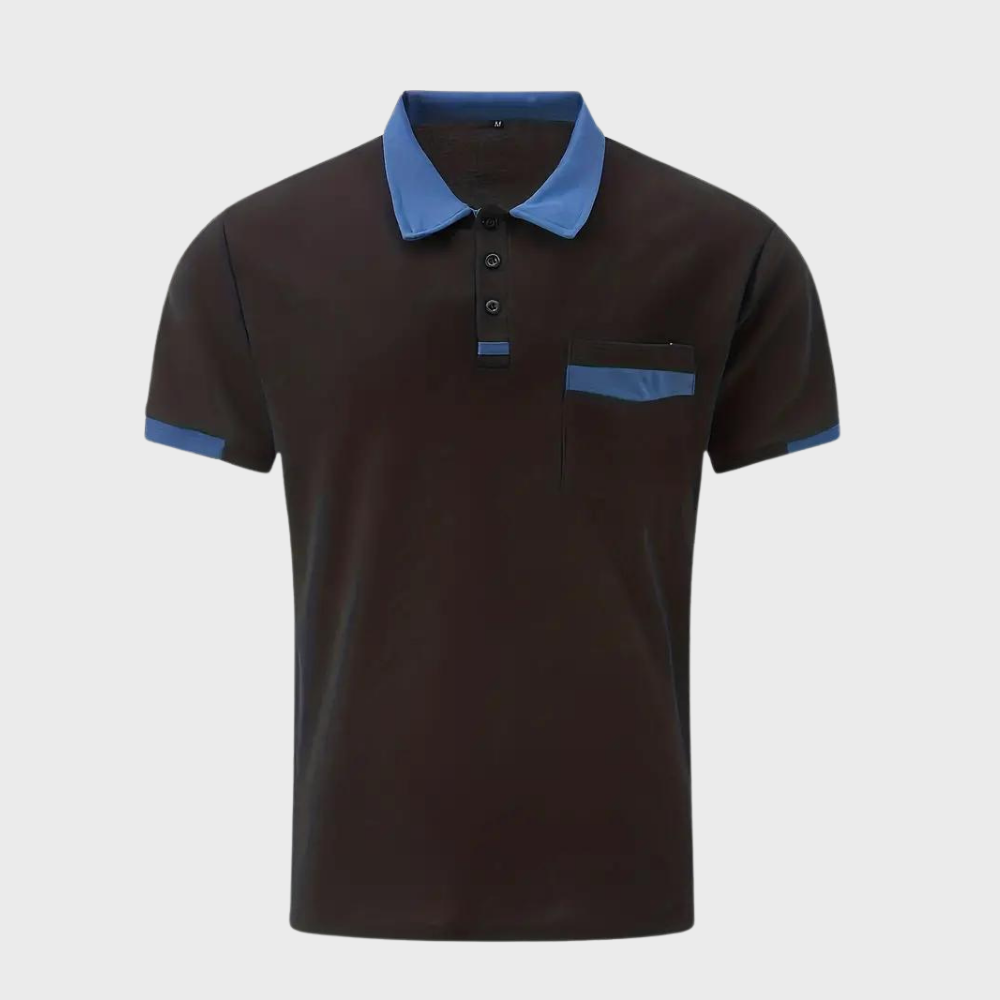 Polo T-Shirt | Short Sleeve | Button Neck | Collared T-Shirt | Men's Shirts-Chaps London-Chaps London