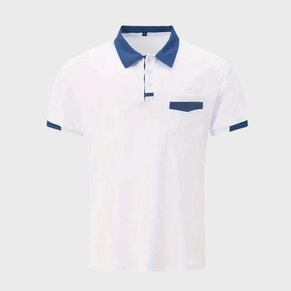 Polo T-Shirt | Short Sleeve | Button Neck | Collared T-Shirt | Men's Shirts-Chaps London-Chaps London