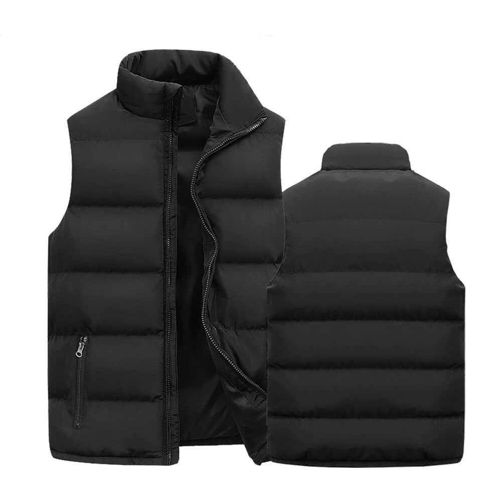 Puffer Gilet - Men's Padded Zip Up Bodywarmer-Men's Puffer Vest-Chaps London-Chaps London