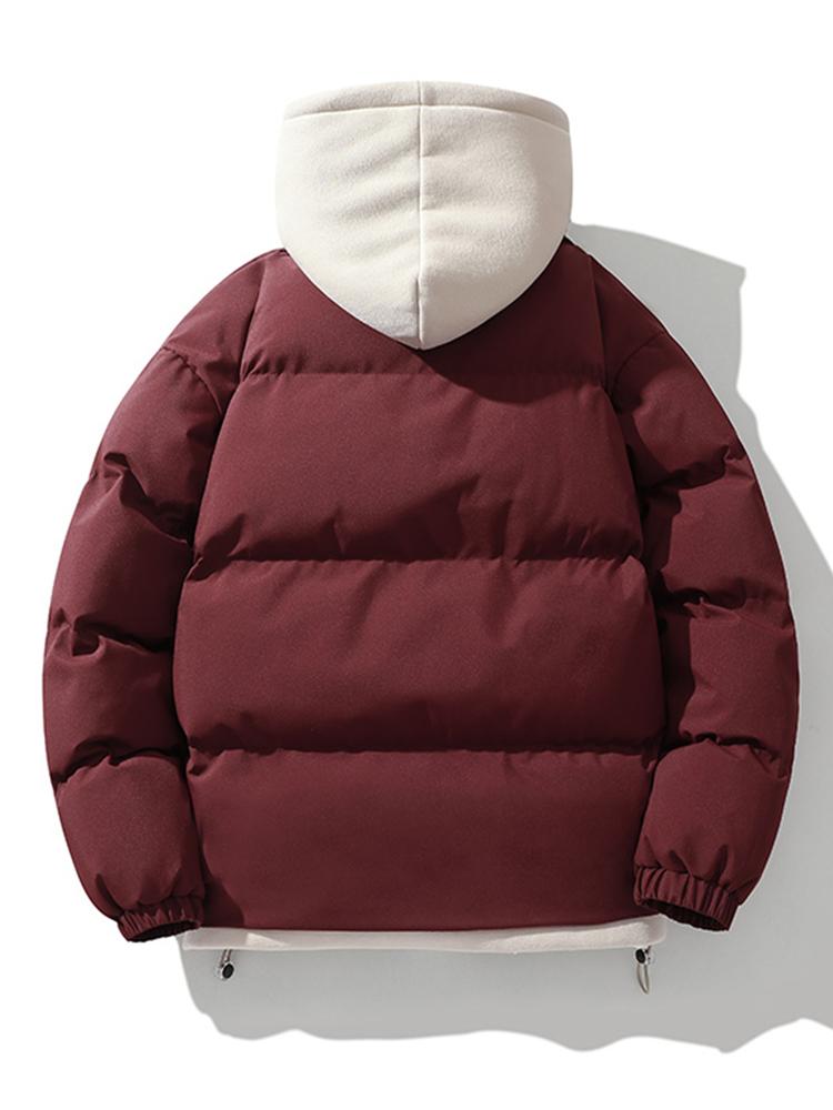 Puffer Jacket - Men's Hooded Thick Padded Winter Coat-Puffer Jackets-Chaps London-Chaps London