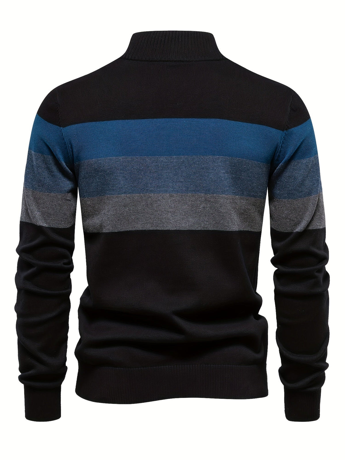 Quarter Zip Jumper - Knitted Half Zip Men's Pullover-Quarter Zip Sweater-Chaps London-Chaps London