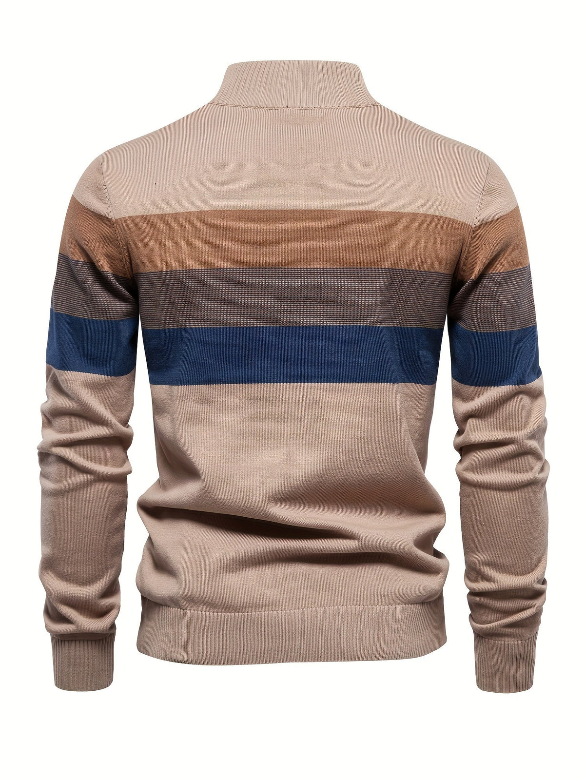 Quarter Zip Jumper - Knitted Half Zip Men's Pullover-Quarter Zip Sweater-Chaps London-Chaps London