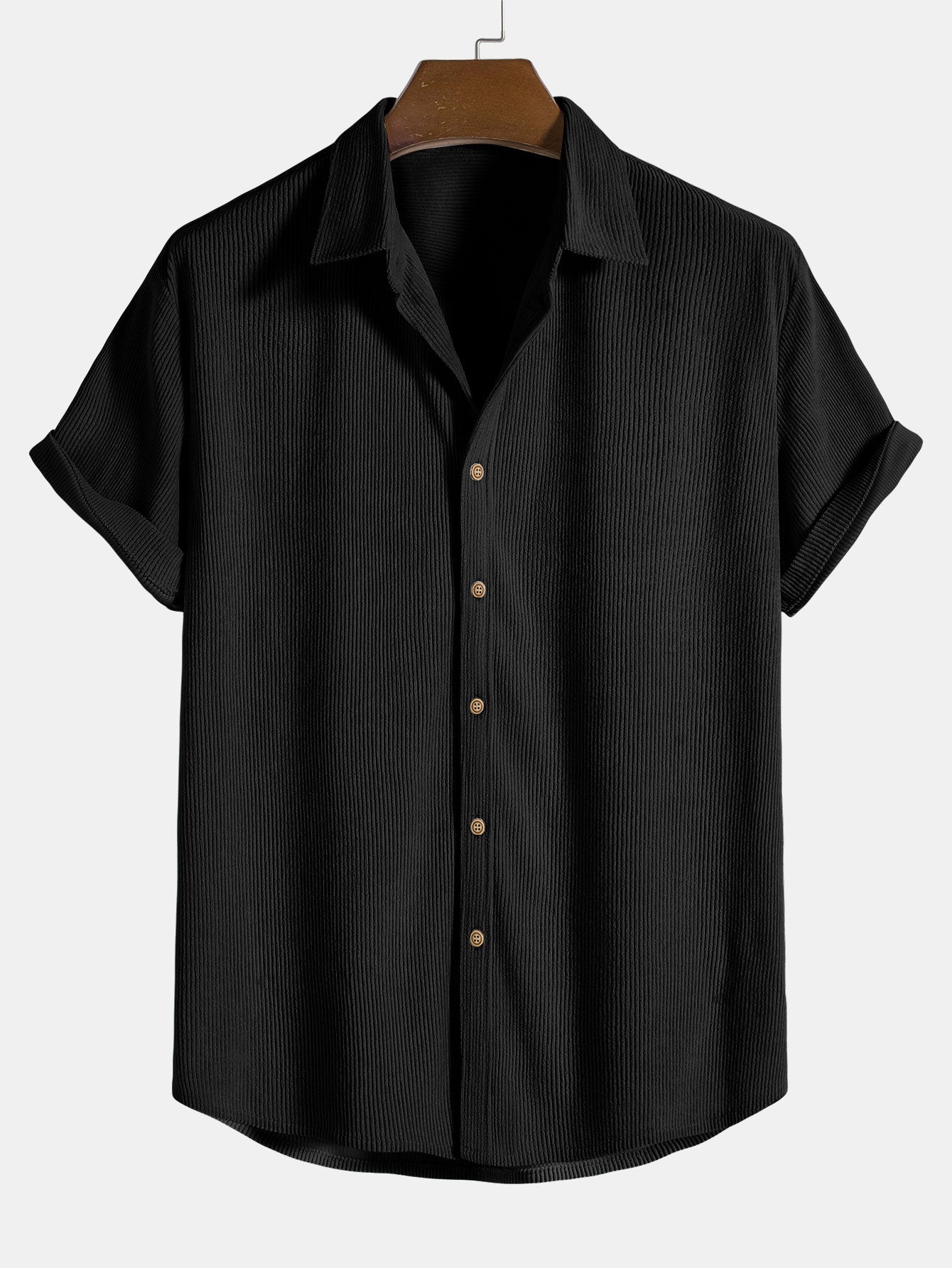 Shirt and Shorts Set - Men's Short Sleeve Button-Up Two-Piece Set-Two piece set-Chaps London-Chaps London