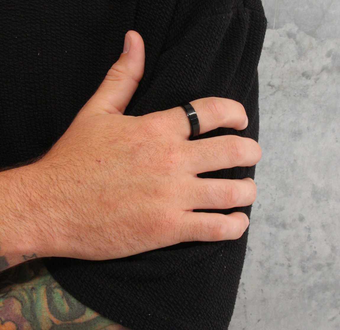 Spinner Ring - Men's Stainless Steel Fidget Band-Ring-Chaps London-Chaps London