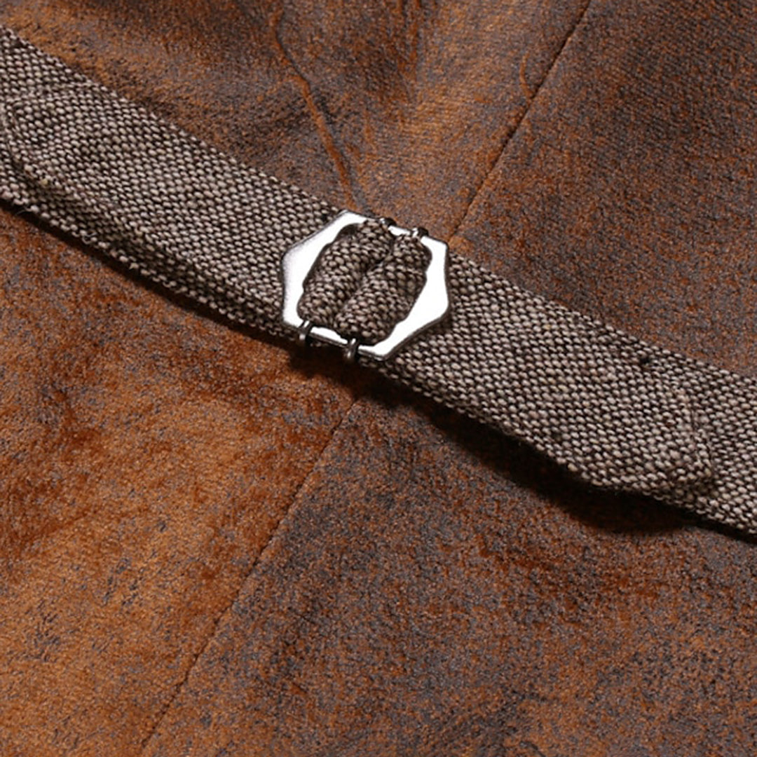 Suit Waistcoat - Men's Vintage Single Breasted-Fashion Men Vest All-year-Chaps London-Chaps London