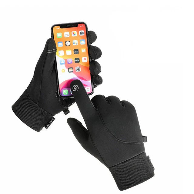 Thermal Gloves - Men's Touchscreen Water and Windproof-Men's Gloves-Chaps London-Chaps London