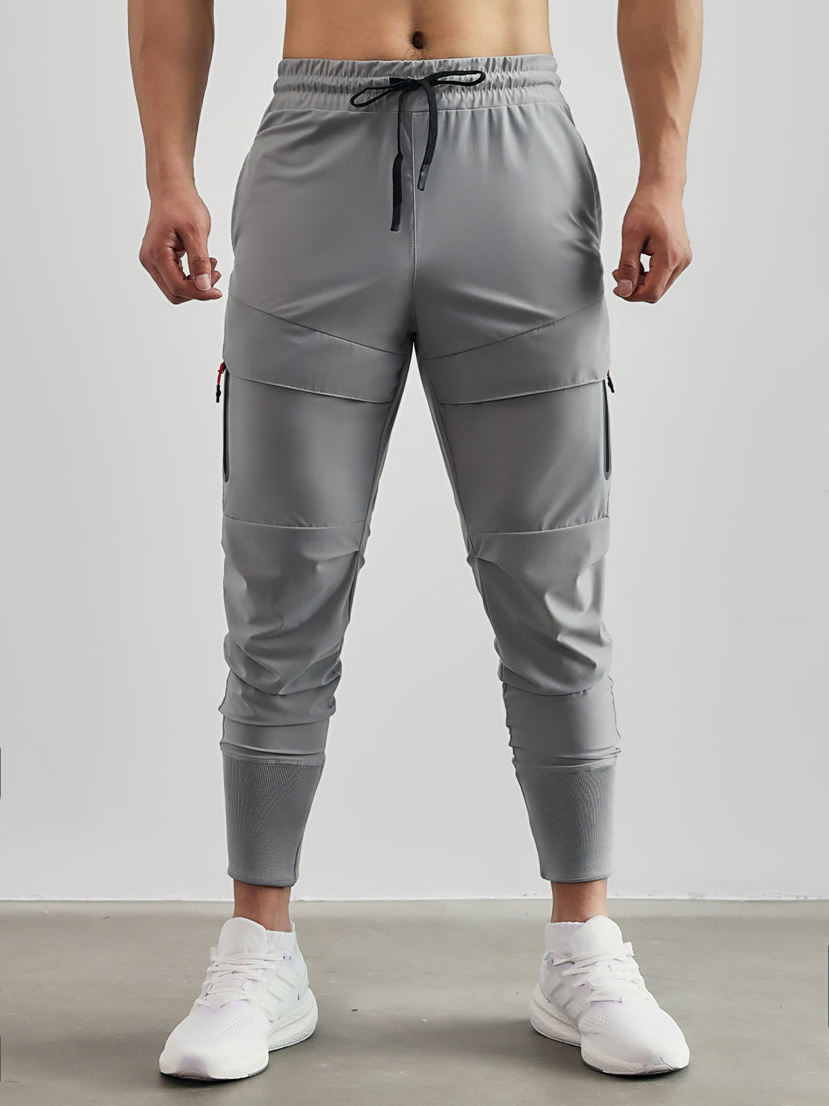 Track Pants - Men's Elastic Waist Stretchy Activewear Joggers-Broeken-Chaps London-Chaps London