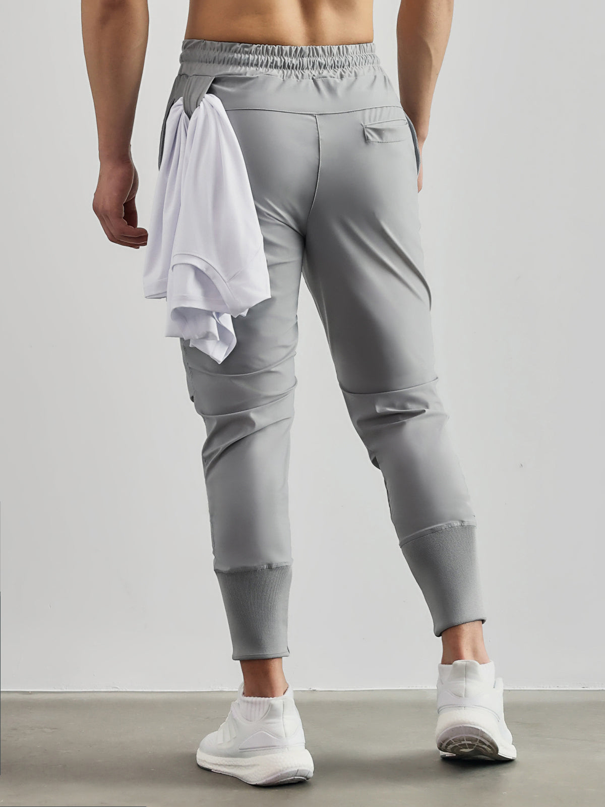 Track Pants - Men's Elastic Waist Stretchy Activewear Joggers-Broeken-Chaps London-Chaps London