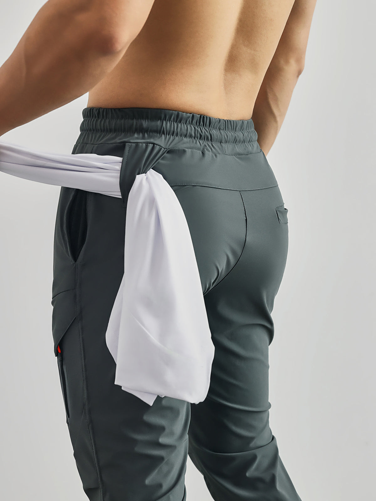 Track Pants - Men's Elastic Waist Stretchy Activewear Joggers-Broeken-Chaps London-Chaps London